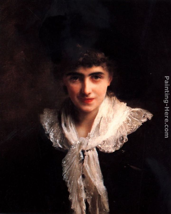 Gustave Jean Jacquet Portrait of Madame Roland